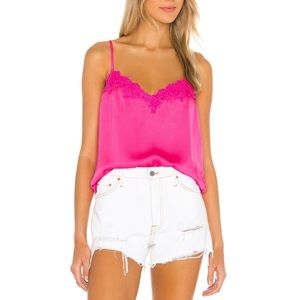Heartloom pink lace camisole with lace detailing